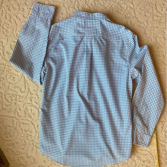 Men’s Tommy Hilfiger blue white button down shirt. - Picture 3 of 9